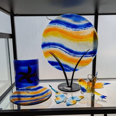 Glass Art Sculpture Elisa Mott Worthing West End Gallery
