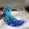 Fused Glass Crashing Wave